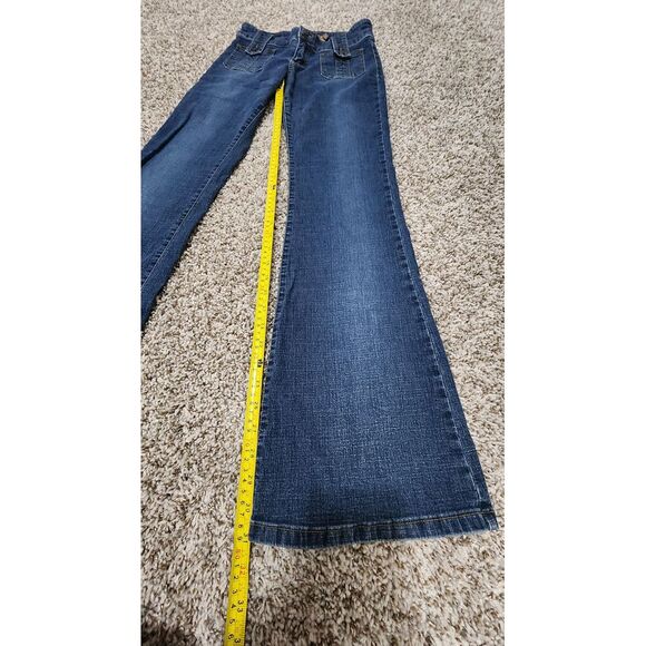 BILLABONG Women's Size 3 Low Rise Jeans blue 26x31 Boot‎ Flare - Picture 7 of 9